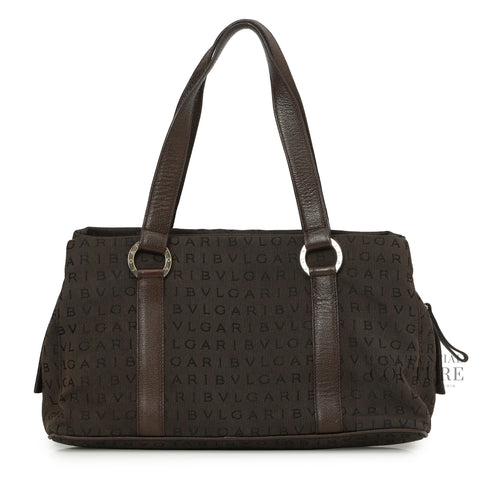 Brown Logomania Shoulder Bag