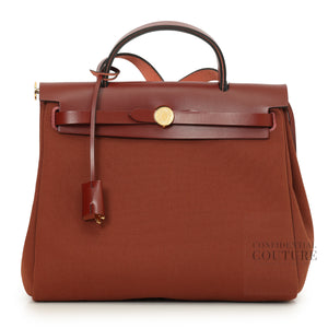 Sac Herbag Zip 31 Rouge H With Gold Hardware | 2026