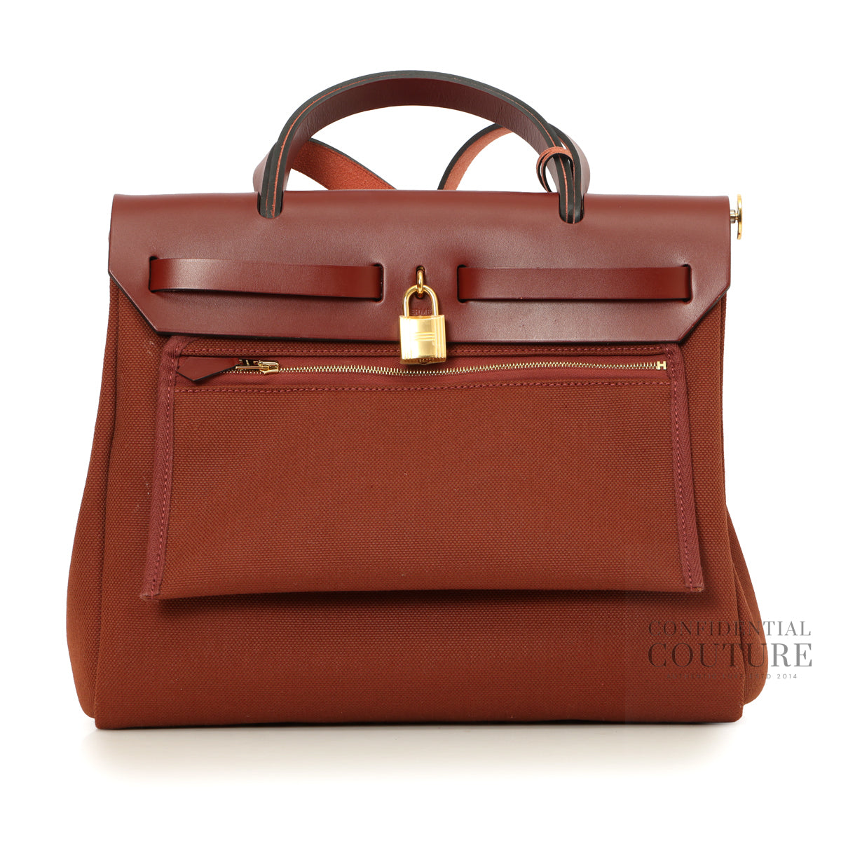 Sac Herbag Zip 31 Rouge H With Gold Hardware | 2026