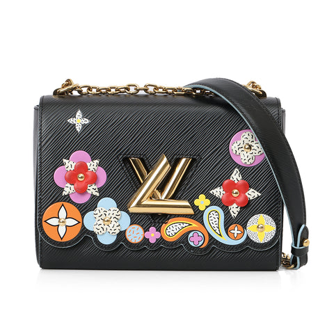 Epi Leather Blooming Flowers Twist MM