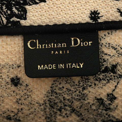 Toile De Jouy Zodiac Medium Black & Cream Booktote