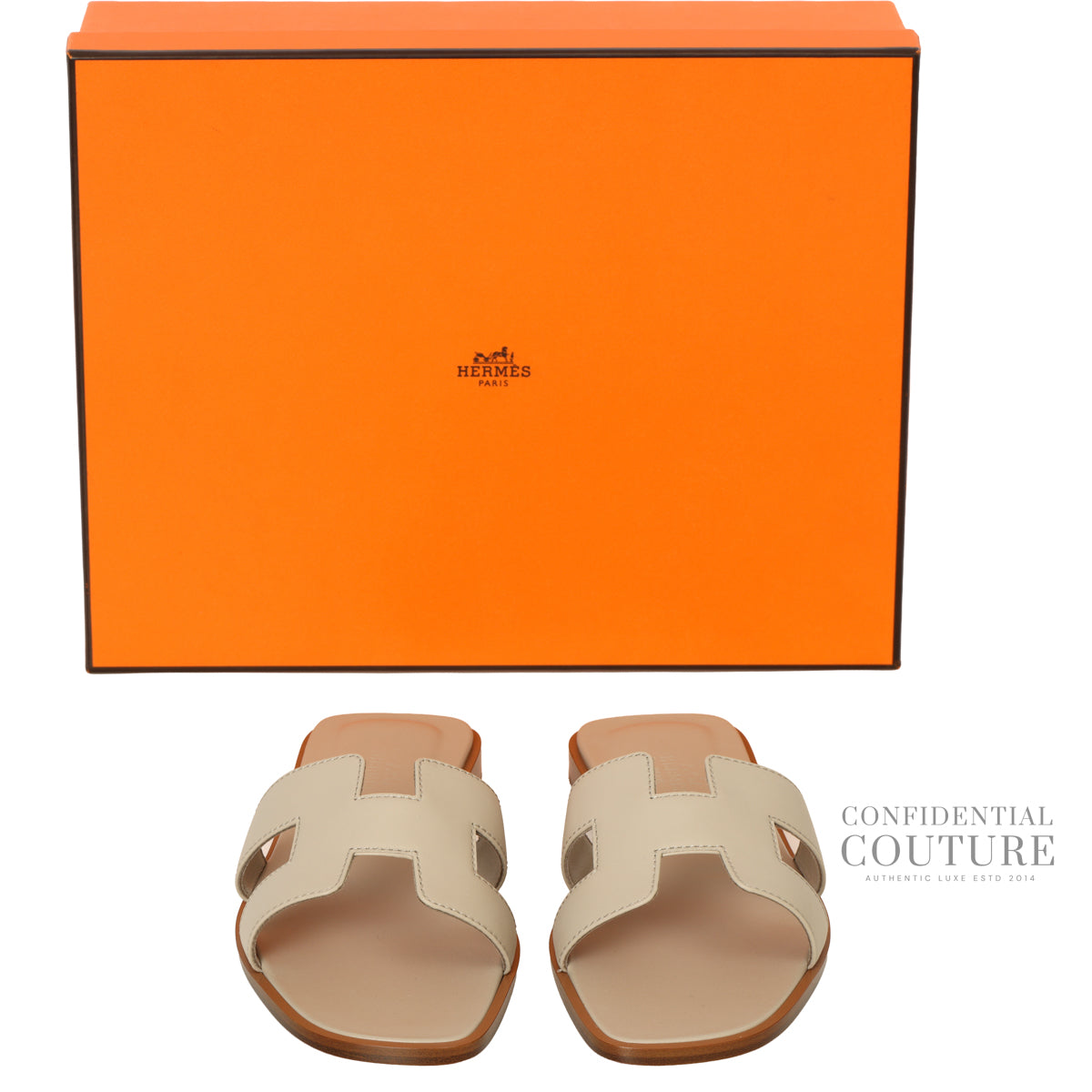 Beige Nomade Swift Leather Oran Sandals- EU 36.5 | US 6 | UK 3.5/4