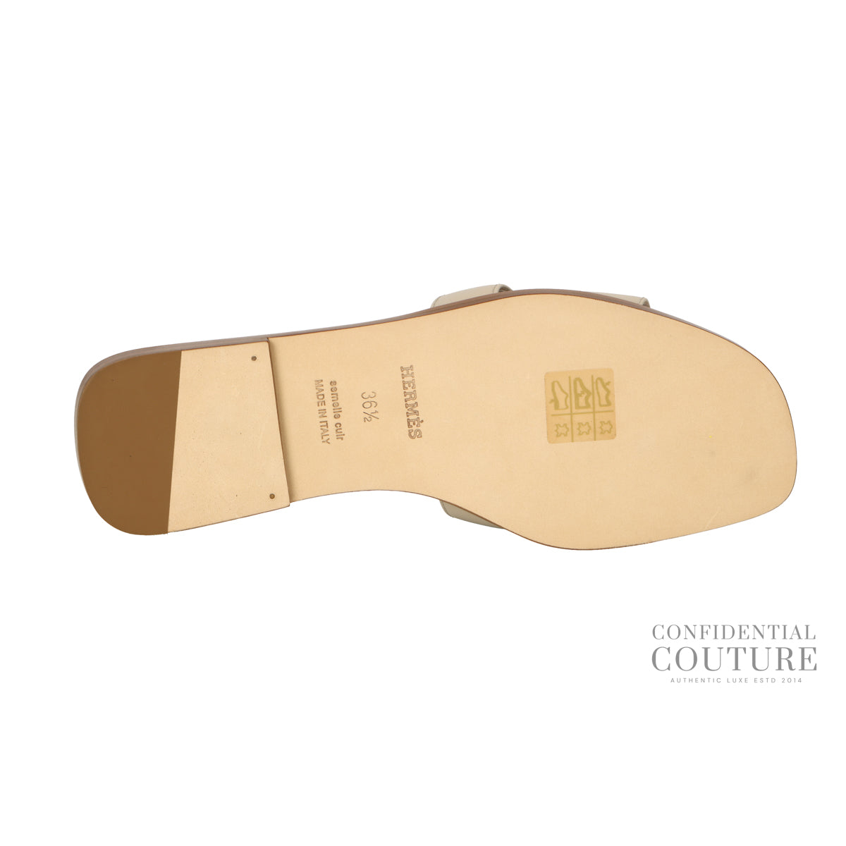 Beige Nomade Swift Leather Oran Sandals- EU 36.5 | US 6 | UK 3.5/4