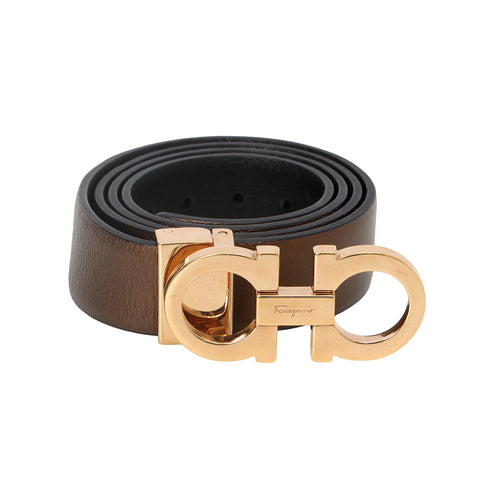 Reversible & Adjustable Gancini Belt