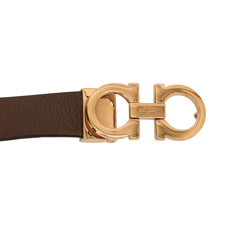 Pre-loved Salvatore Ferragamo Reversible & Adjustable Gancini Belt