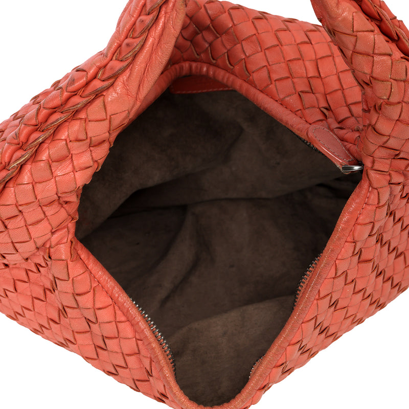 Bottega Veneta Veneta Brick Medium Veneta Woven Hobo Bag