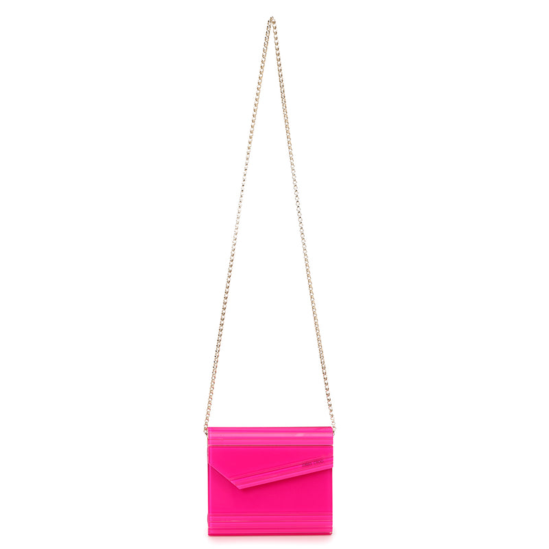 Pink Acrylic Candy Chain Clutch Small