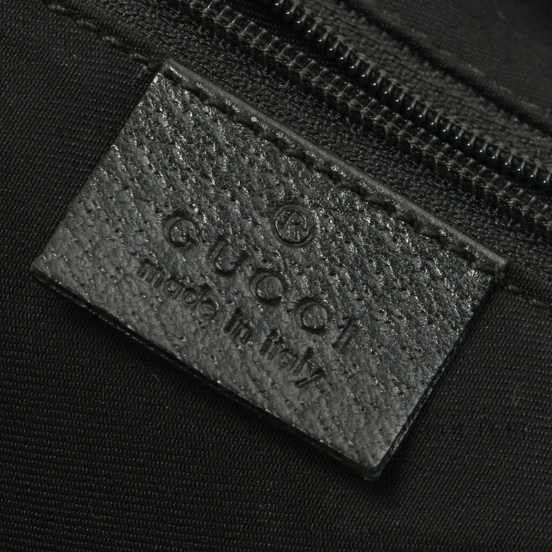 Black GG Canvas Abbey Medium D-Ring Hobo Bag