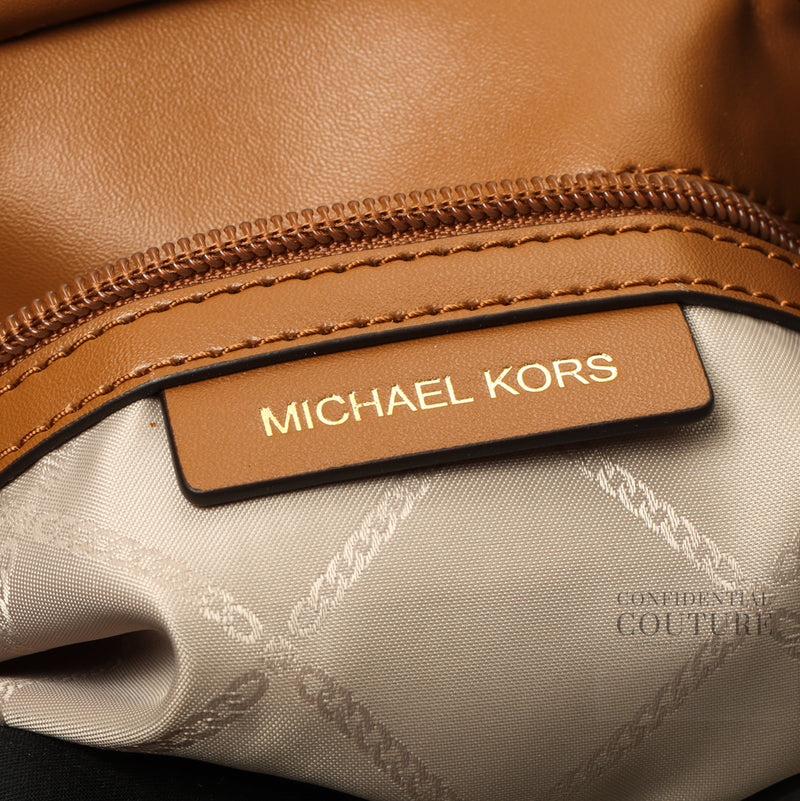 Brown Hally Small Logo Shoulder Bag