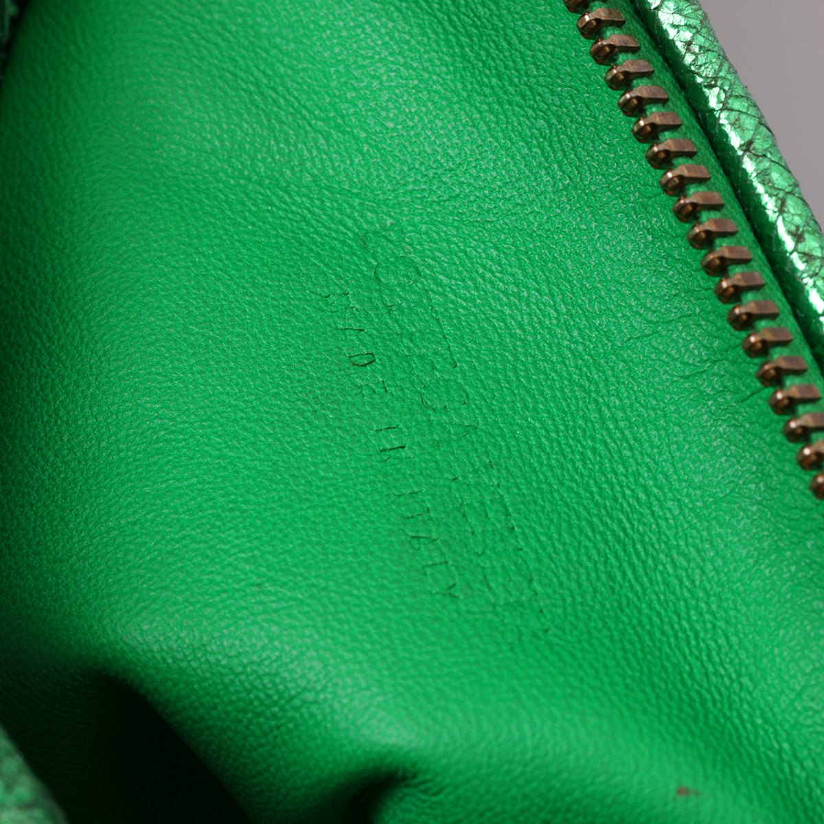 Metallic Green Mini Jodie Bag