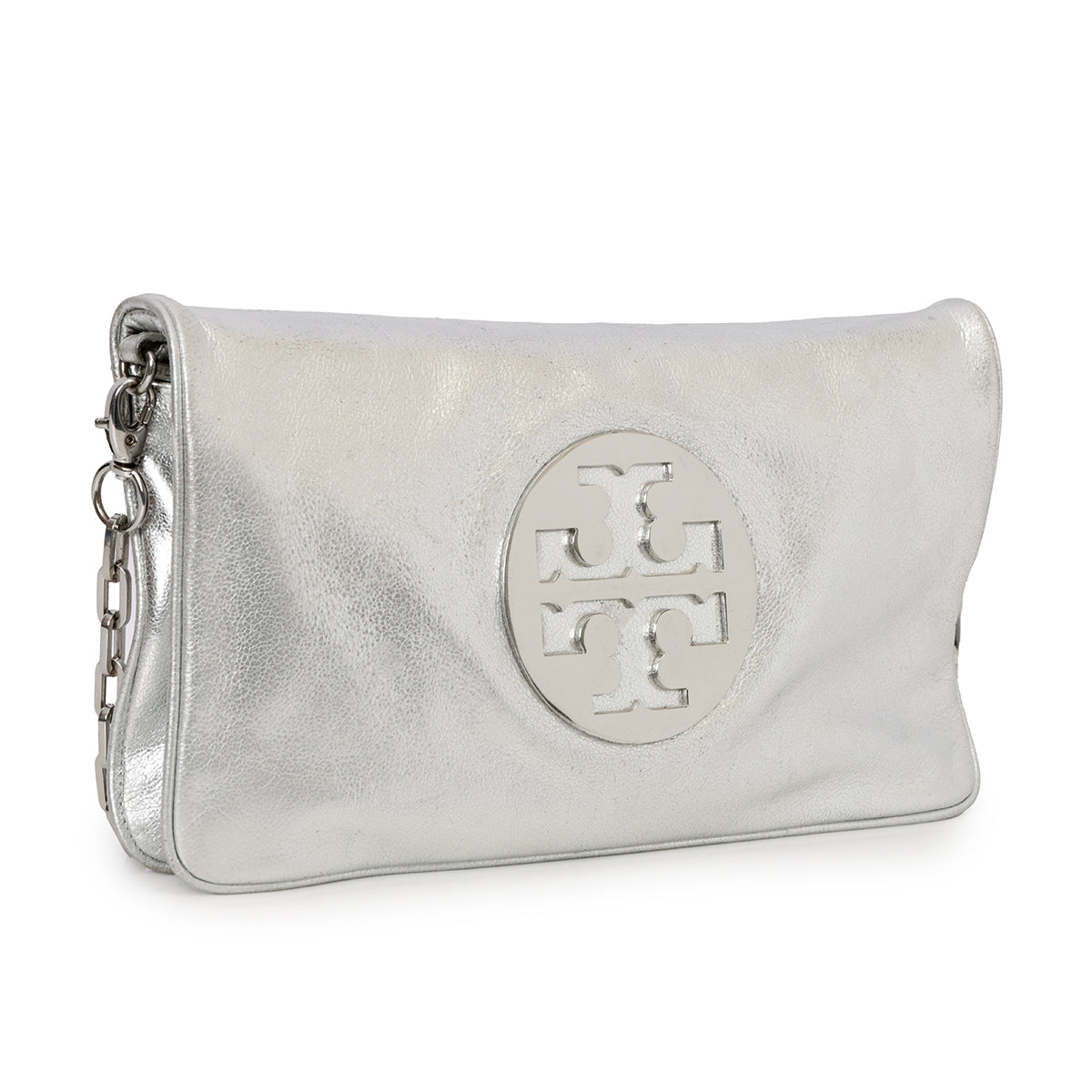 Silver Reva Clutch Bag One Size