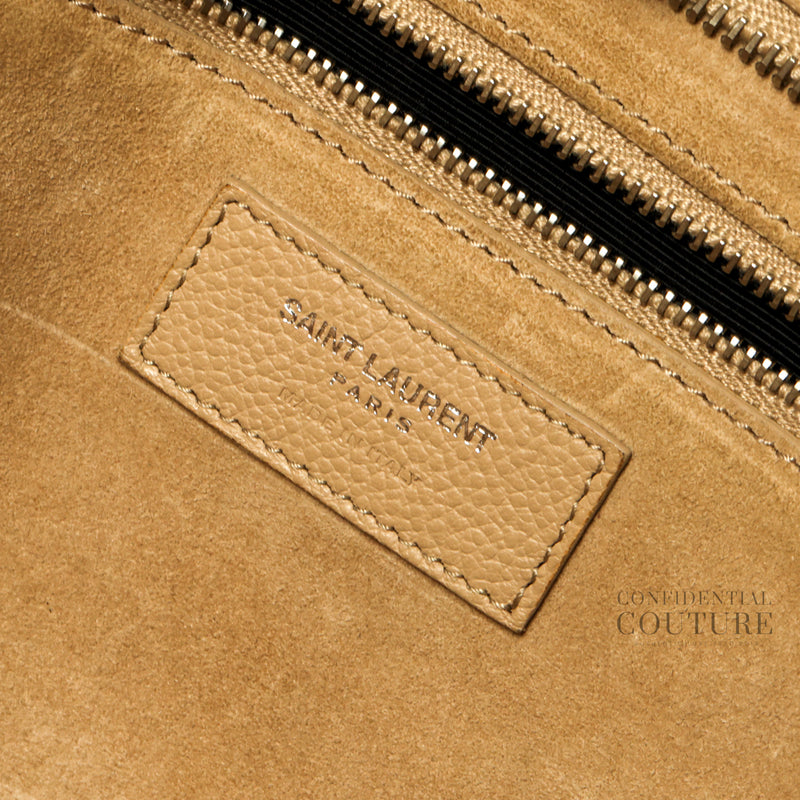 Leather Cabas Rive Gauche Beige Leather Tote Bag