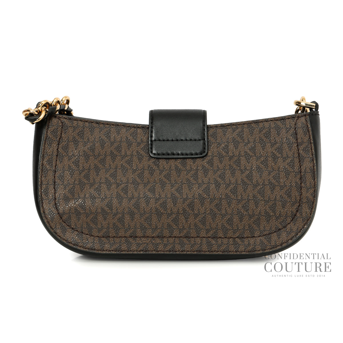 Black/Brown Monogram Carmen XS Shoulder Bag