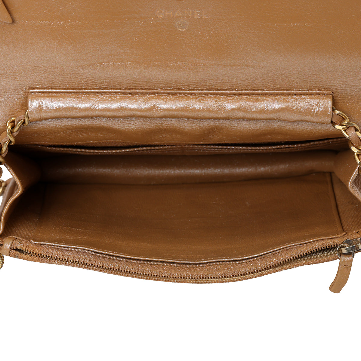 Vintage Lambskin Wallet on Chain Bag