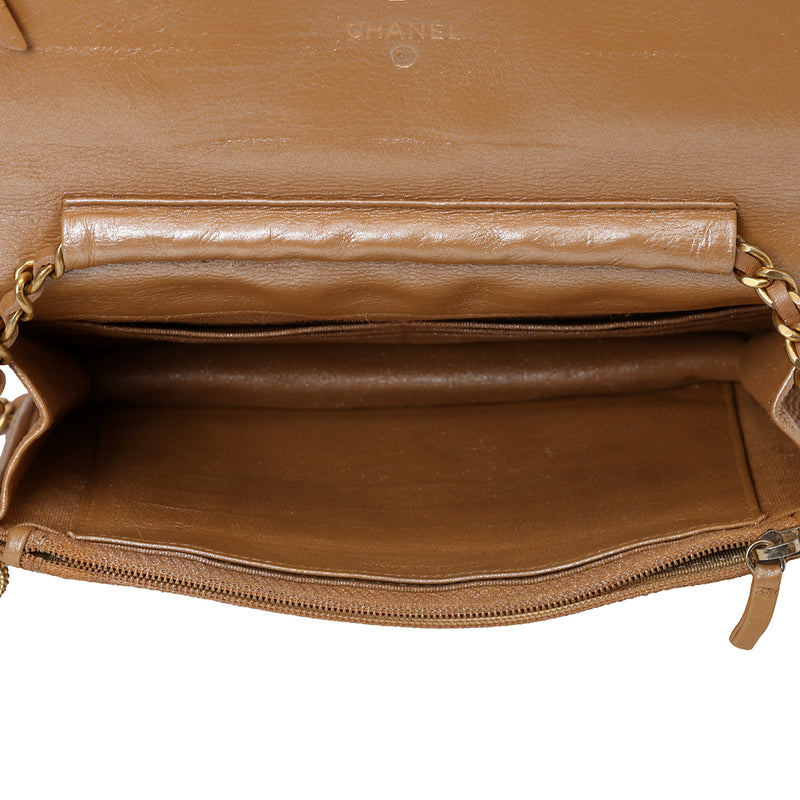 Vintage Lambskin Wallet on Chain Bag