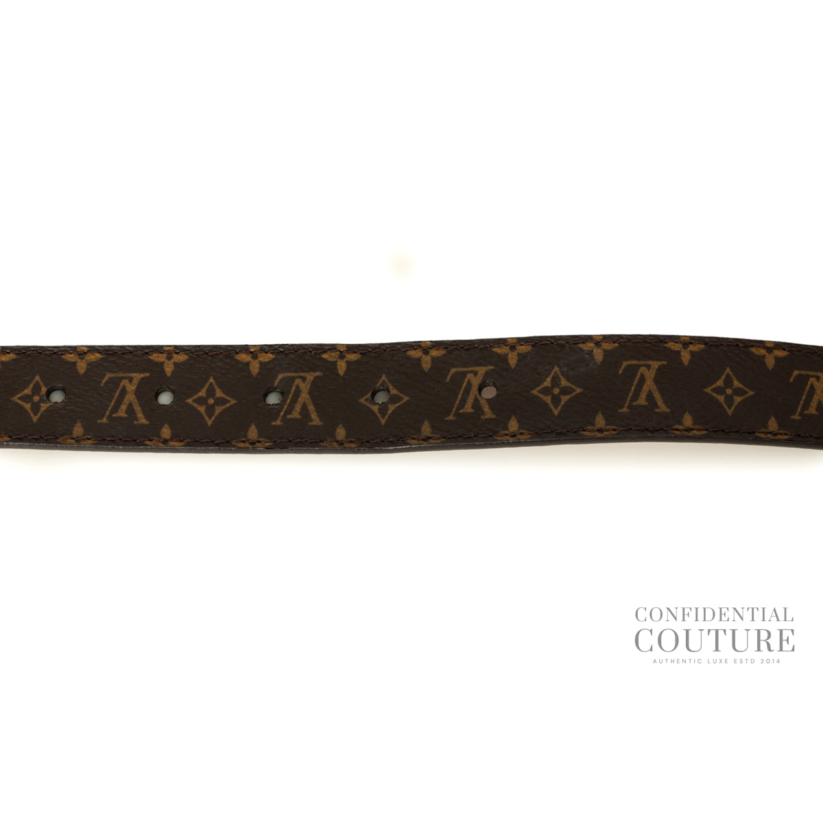 LV Monogram Slim Belt. 34/85