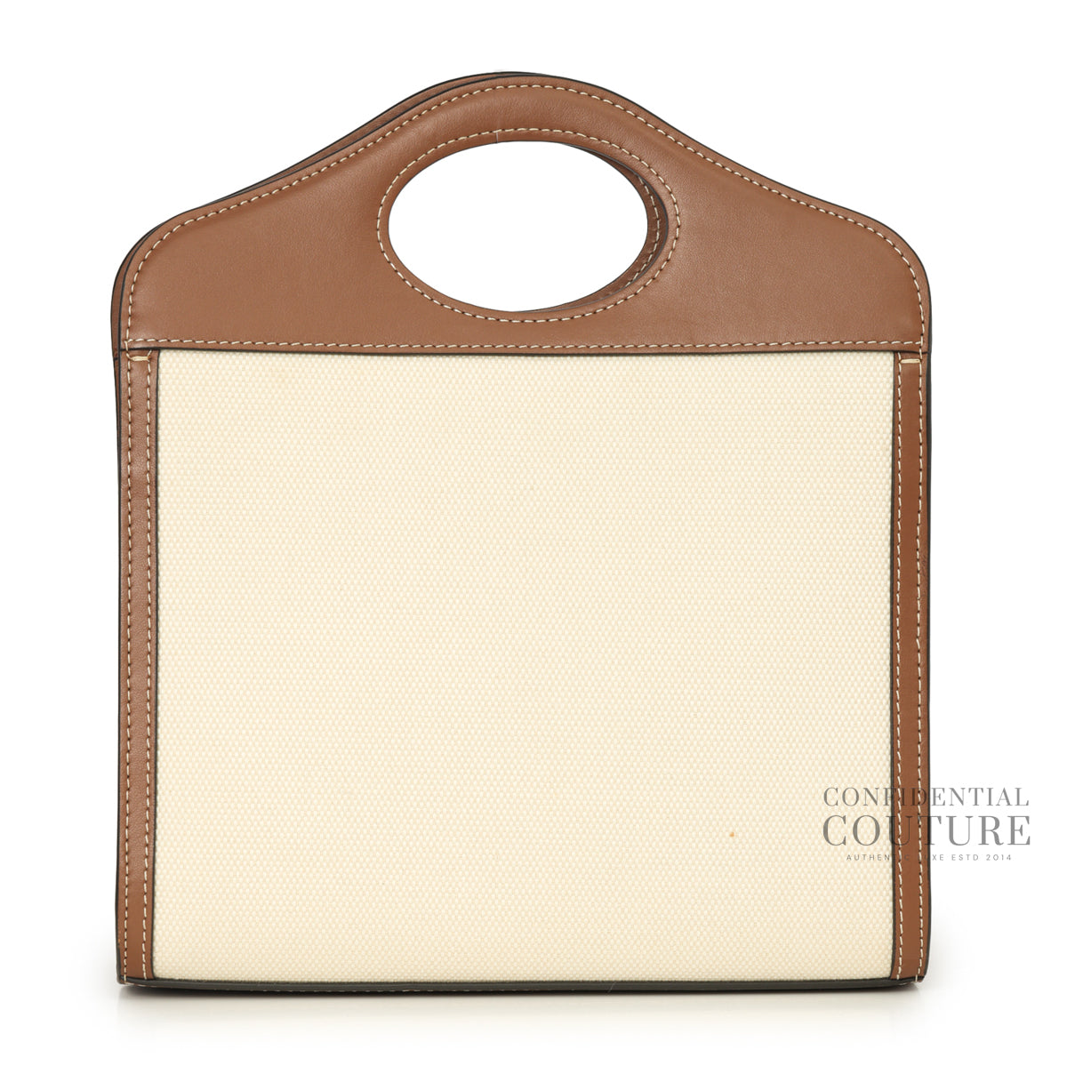 Beige/Malt Brown Mini Pocket Bag