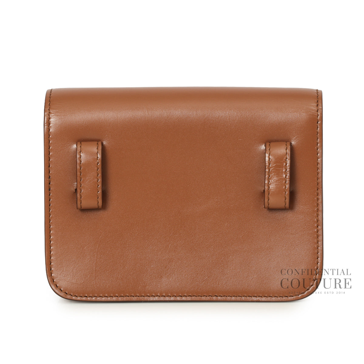 Malt Brown Leather TB Monogram Belt Bag