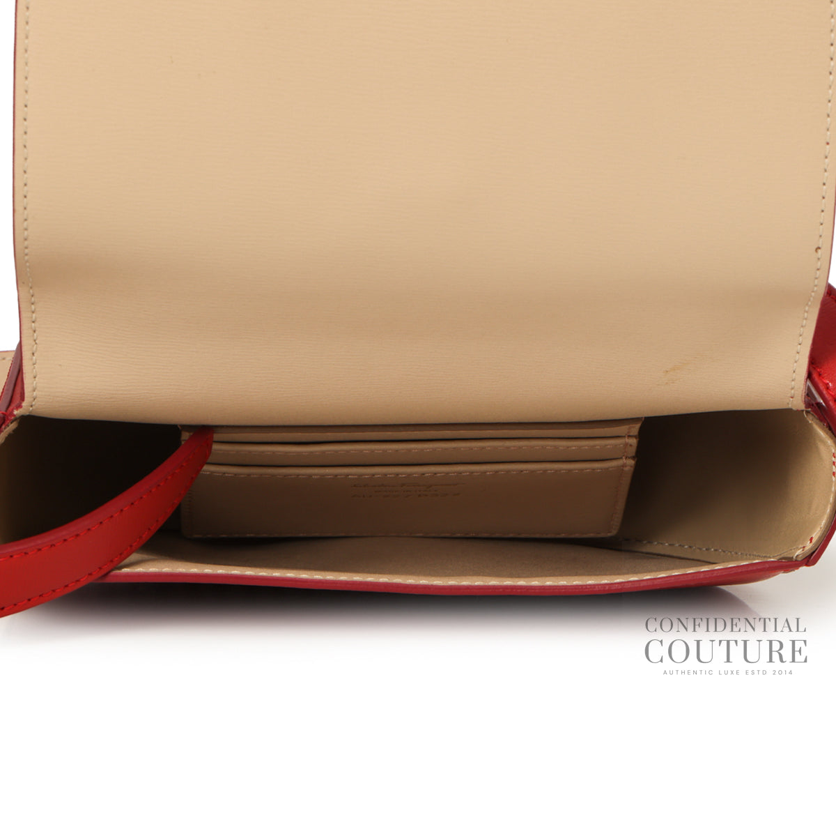 Red Gancio City Crossbody Bag