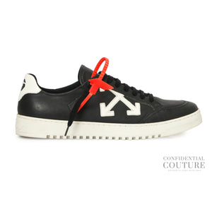 Black & White Leather CarryOver Sneakers EU 43