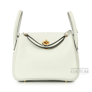 N4 Gris Platine Mini Lindy In Clemence Leather With Gold Hardware | 2025