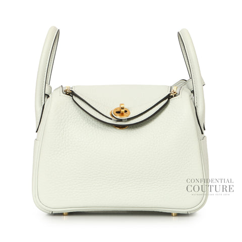 N4 Gris Platine Mini Lindy In Clemence Leather With Gold Hardware | 2025