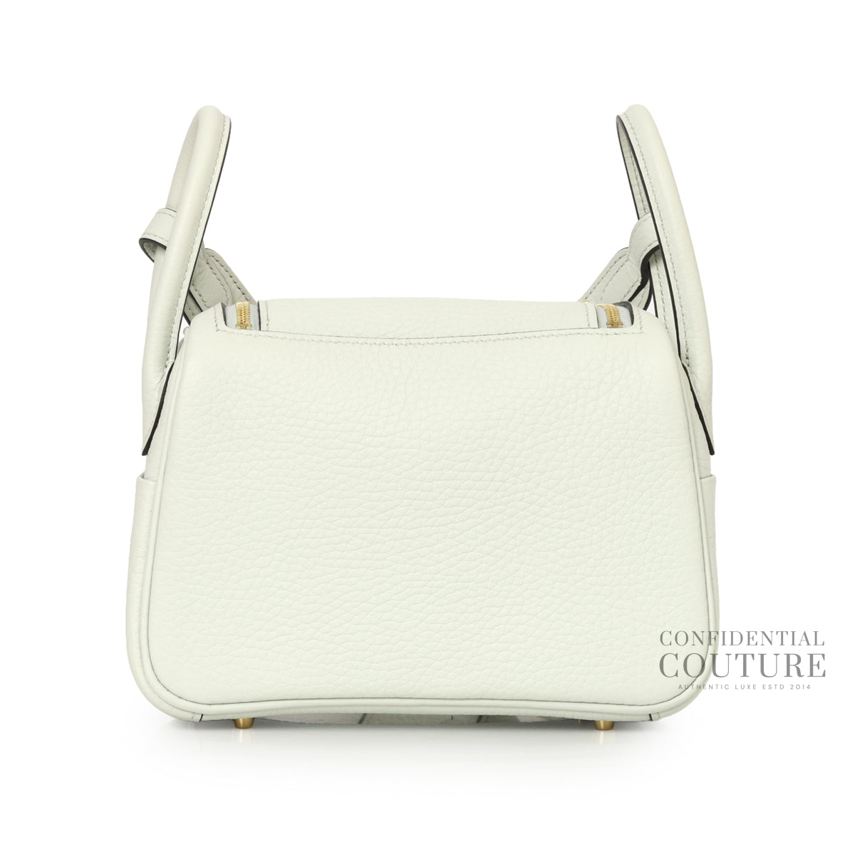 N4 Gris Platine Mini Lindy In Clemence Leather With Gold Hardware | 2025