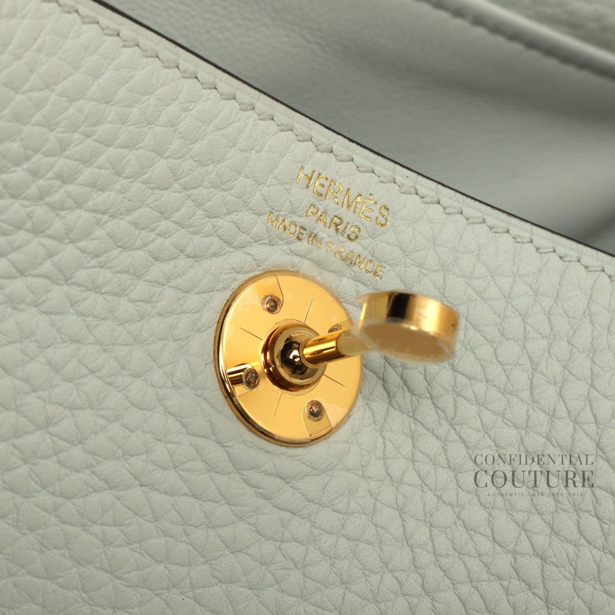 N4 Gris Platine Mini Lindy In Clemence Leather With Gold Hardware | 2025