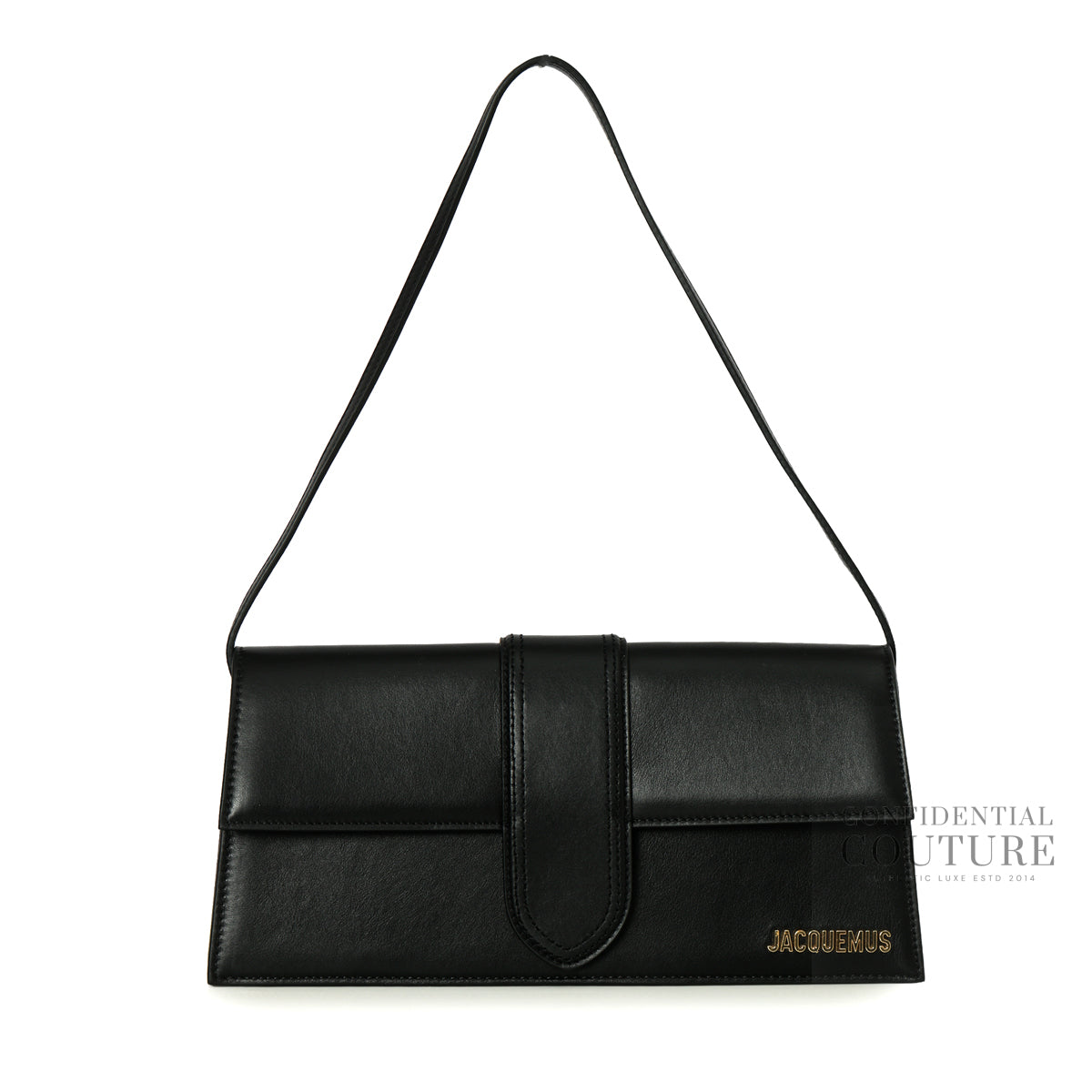 The Long Bambino Black Shoulder bag