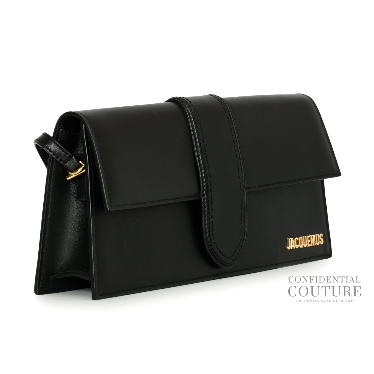 The Long Bambino Black Shoulder bag