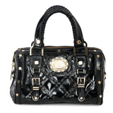 Snap Out Of It Patent Leather Handle Bag