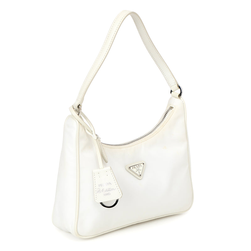 Re-Edition 2005 White Small Shoulder Bag