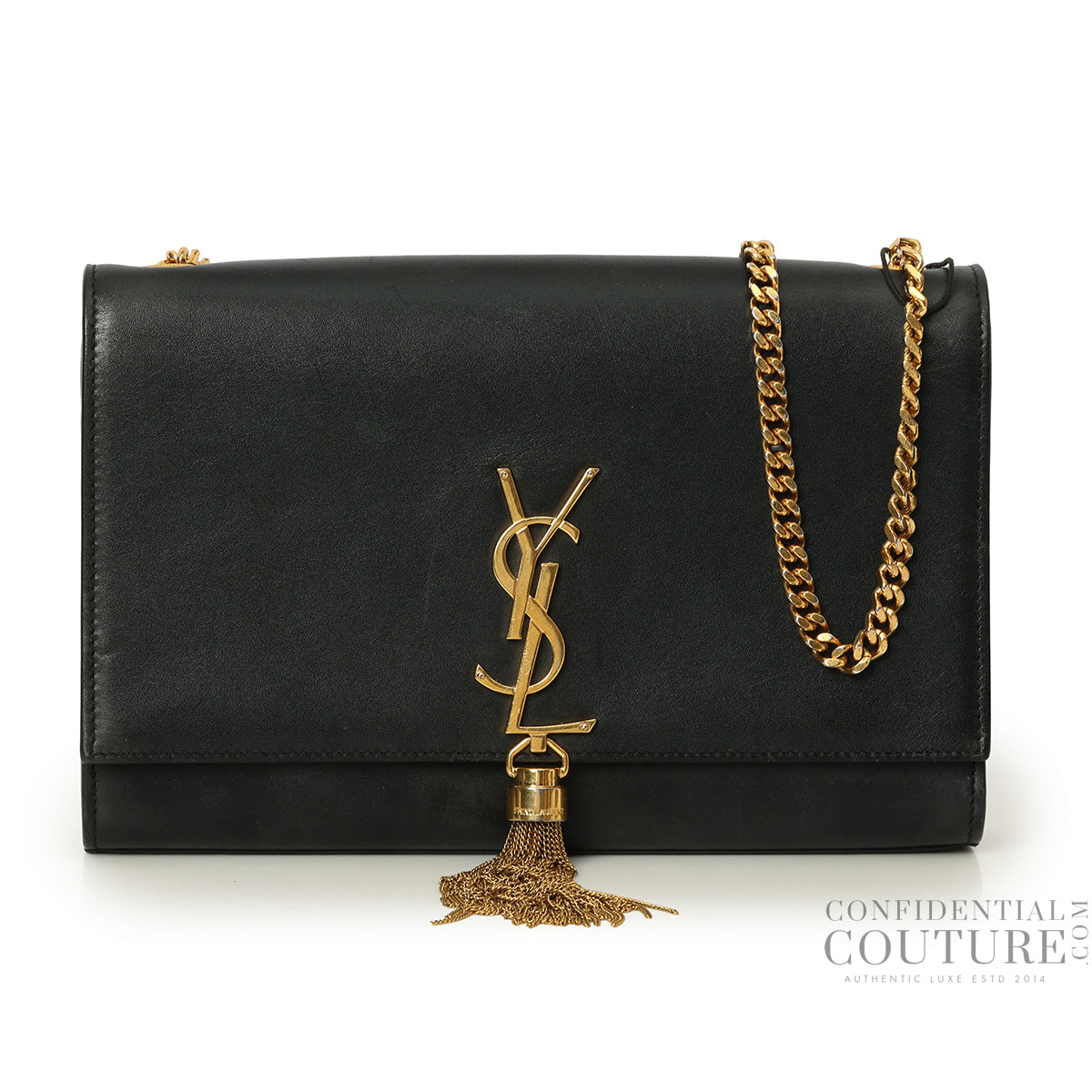 Kate Tassel Medium In Grain De Poudre Leather