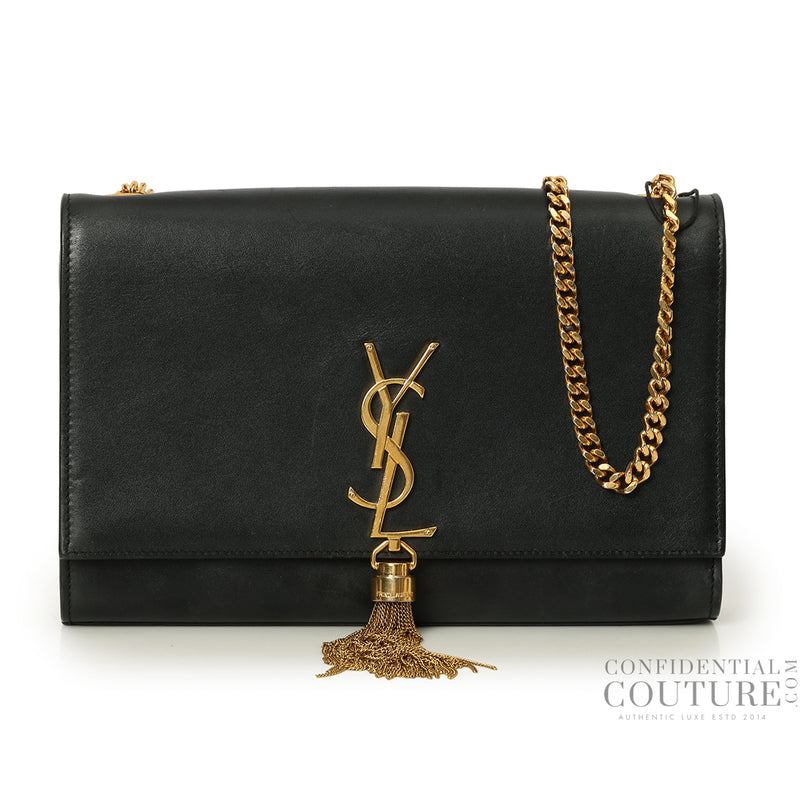 Kate Tassel Medium In Grain De Poudre Leather
