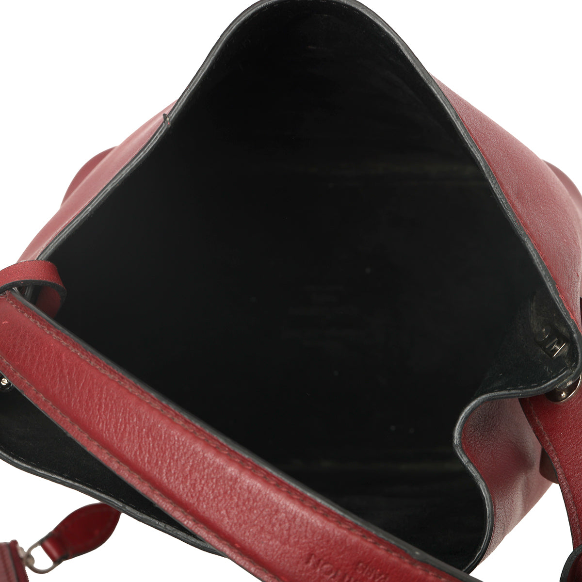 Cuir Nuance Maroon NN14 PM Bucket Bag