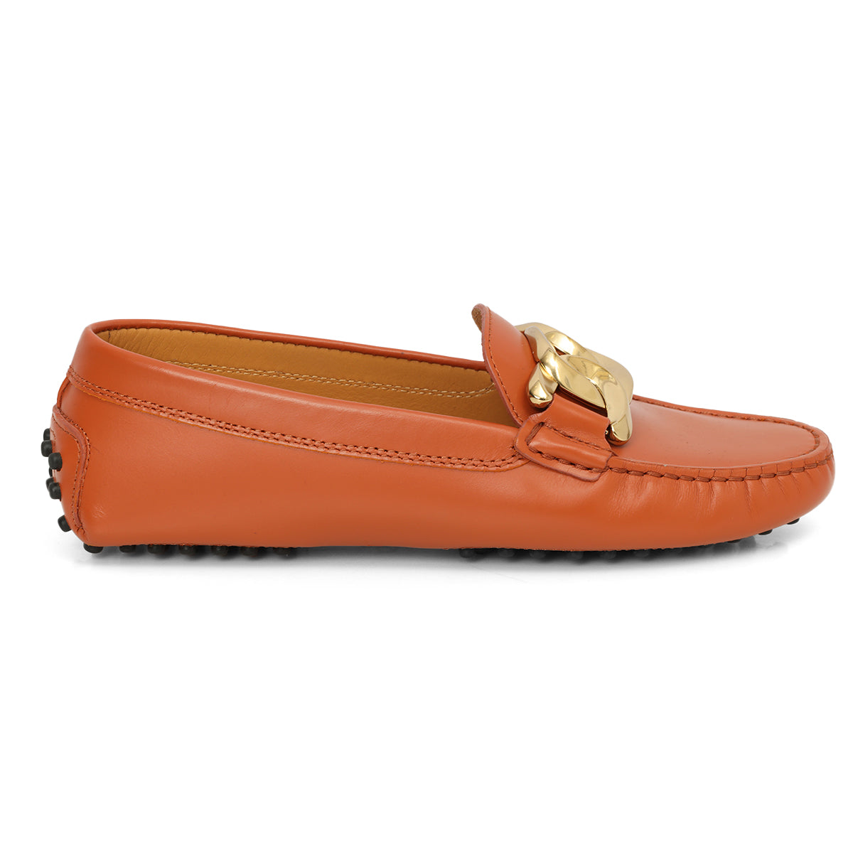 Kate Gommino Loafers Pebbles Grain Outsole SizeE 36.5