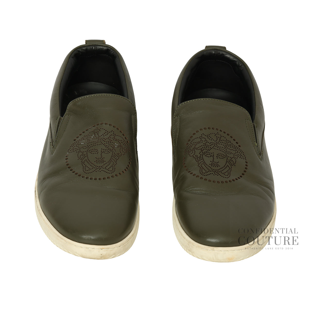 Olive Men's Medue Slip-On Sneakers EU 44 | UK 10 | US 11