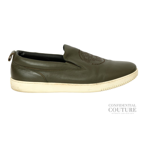 Olive Men's Medue Slip-On Sneakers EU 44 | UK 10 | US 11