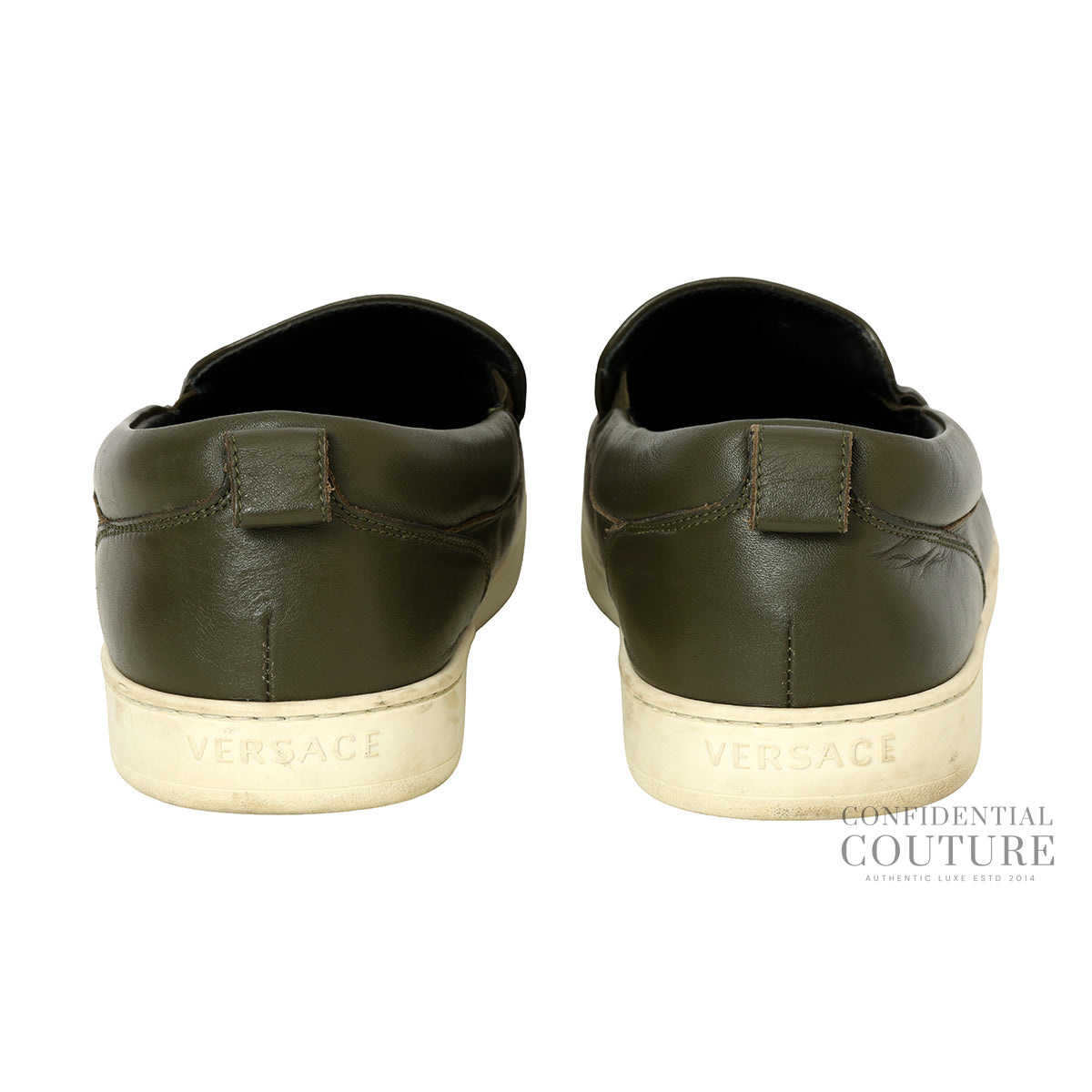 Olive Men's Medue Slip-On Sneakers EU 44 | UK 10 | US 11
