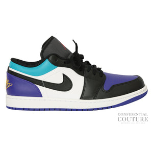 Air Jordan 1 Aqua/Purple Low Top Sneakers UK 10 | EU 45
