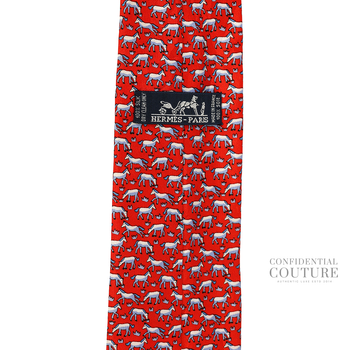 Red Figure Libre 100% Silk Neck Tie