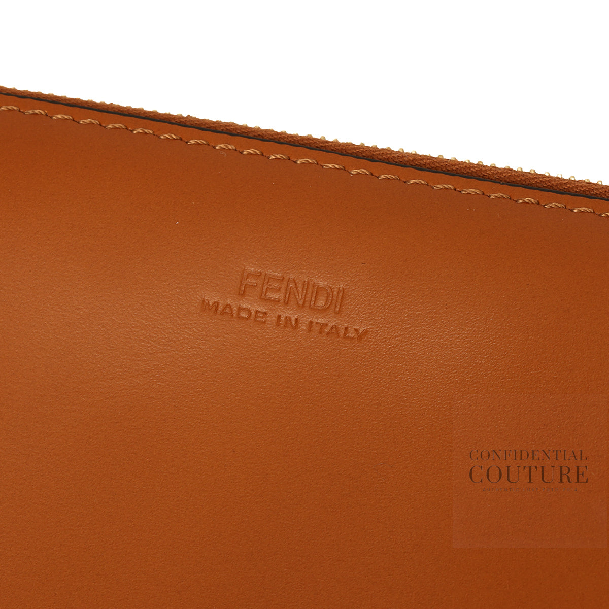Script Logo Brown Leather Wallet On Chain Bag