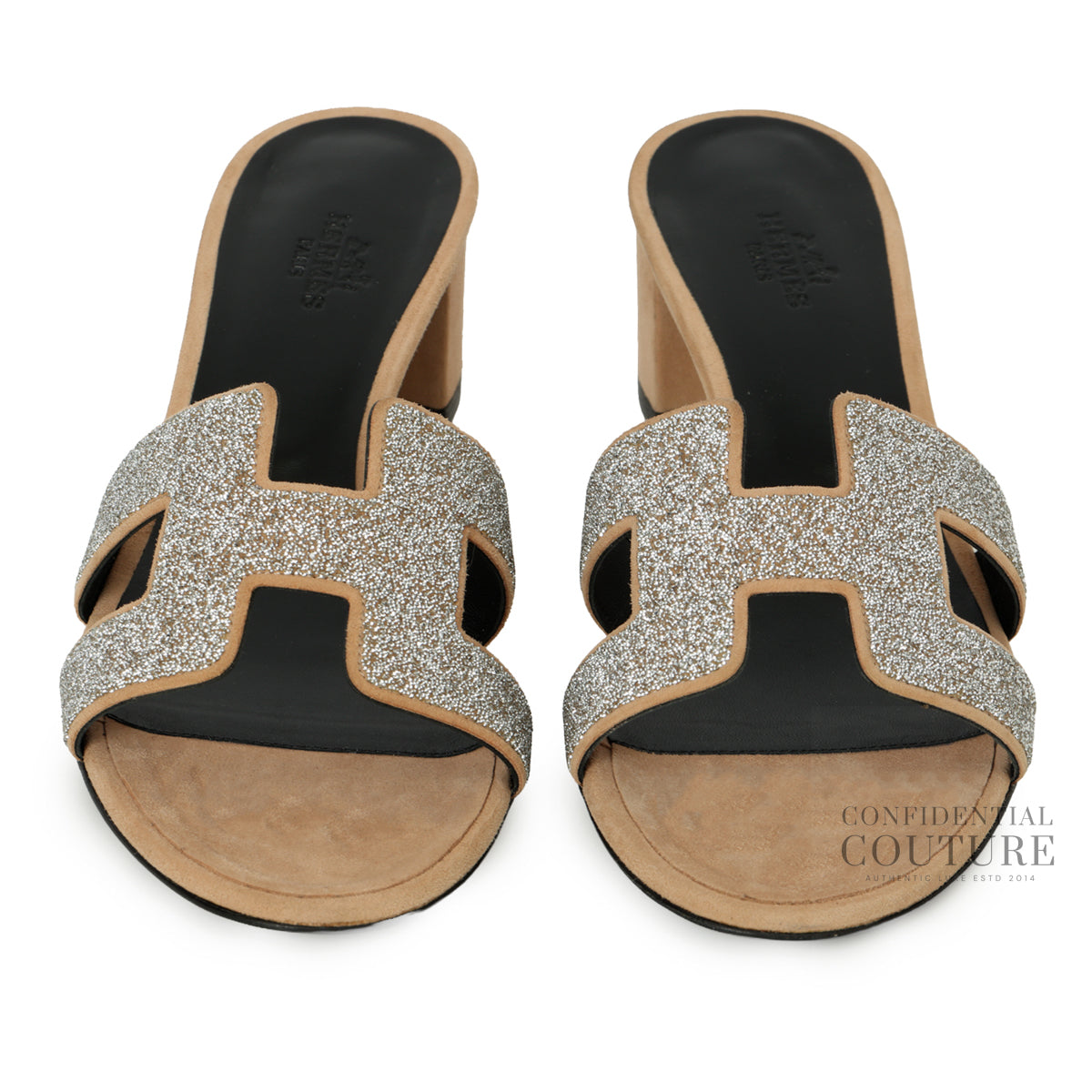 Nude Suede/Crystal Oasis Sandal EU 39 | US 8.5 | UK 5.5