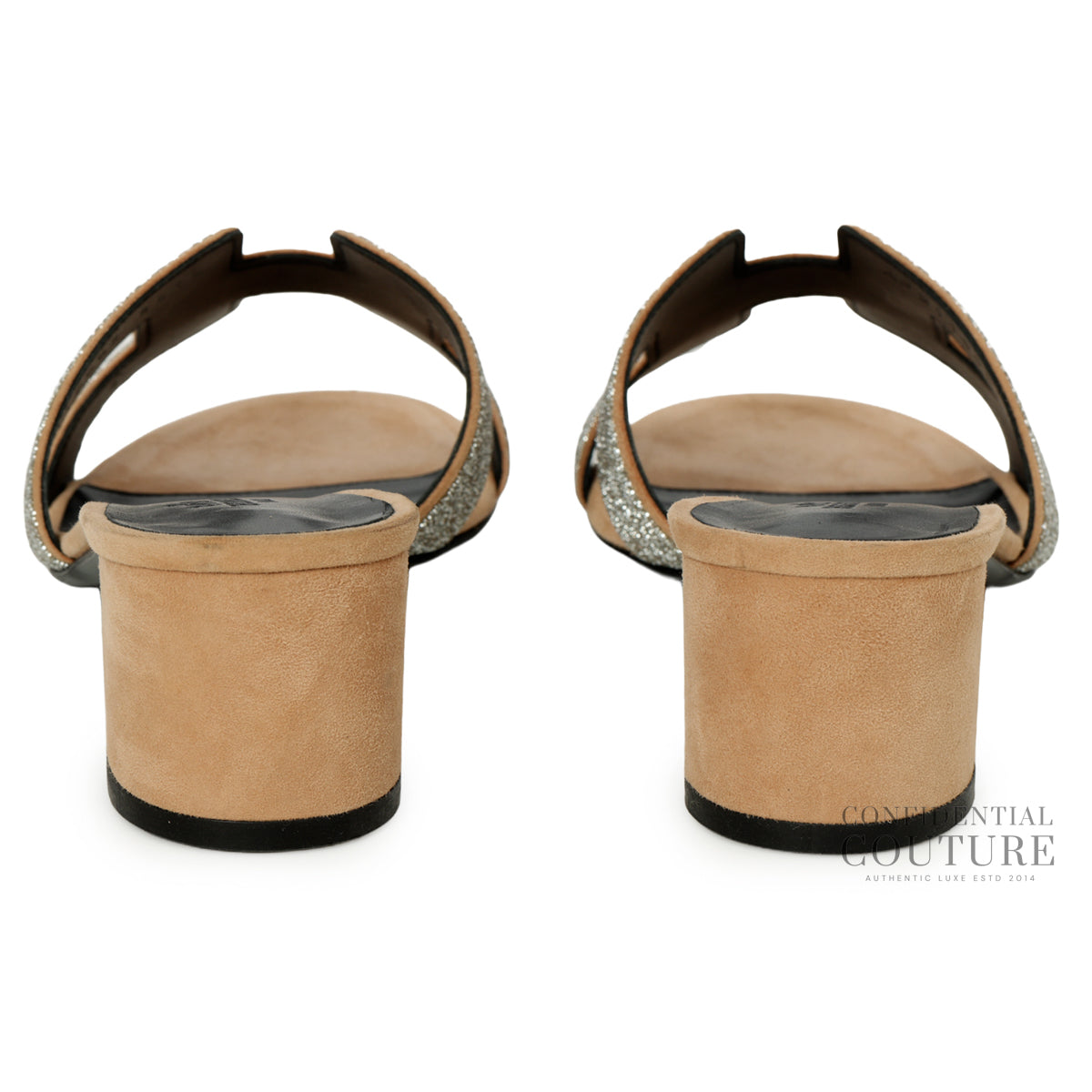 Nude Suede/Crystal Oasis Sandal EU 39 | US 8.5 | UK 5.5