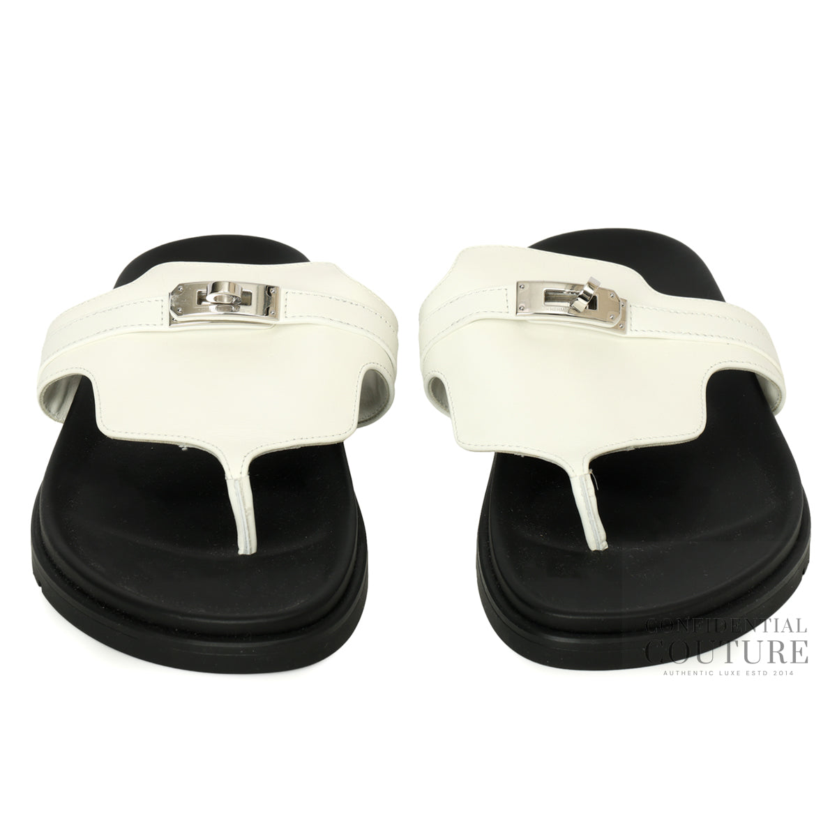 White Empire Sandals In Leather EU 39 | US 8.5 | UK 5.5