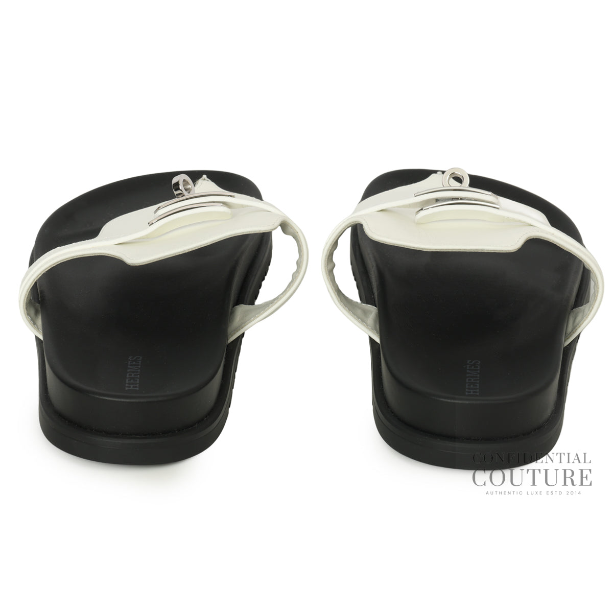 White Empire Sandals In Leather EU 39 | US 8.5 | UK 5.5
