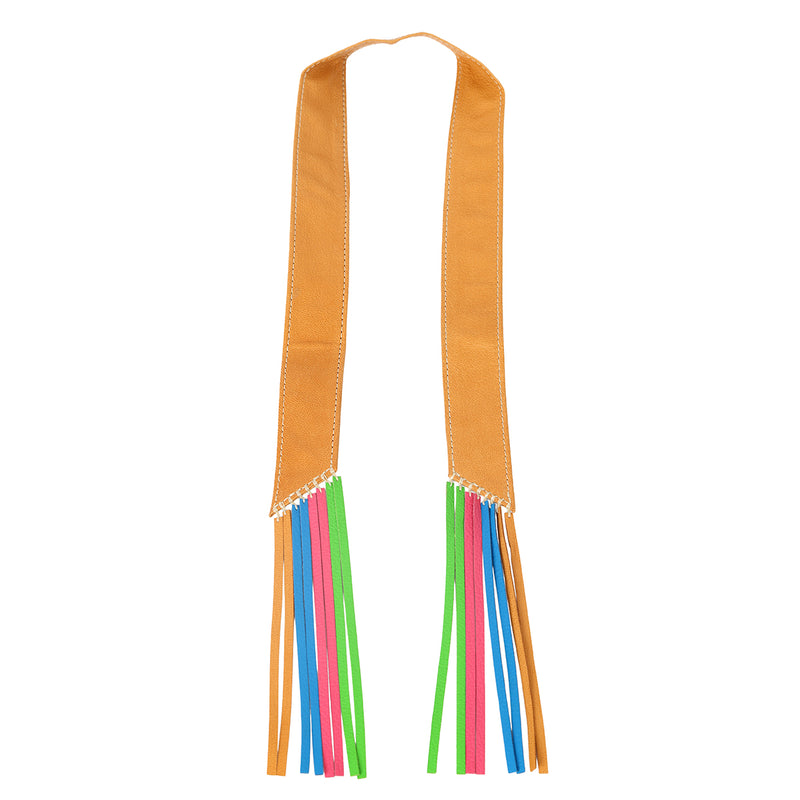 Pre-loved CC x LE MARAIS Mini Camel Sissi With Rainbow Tassels