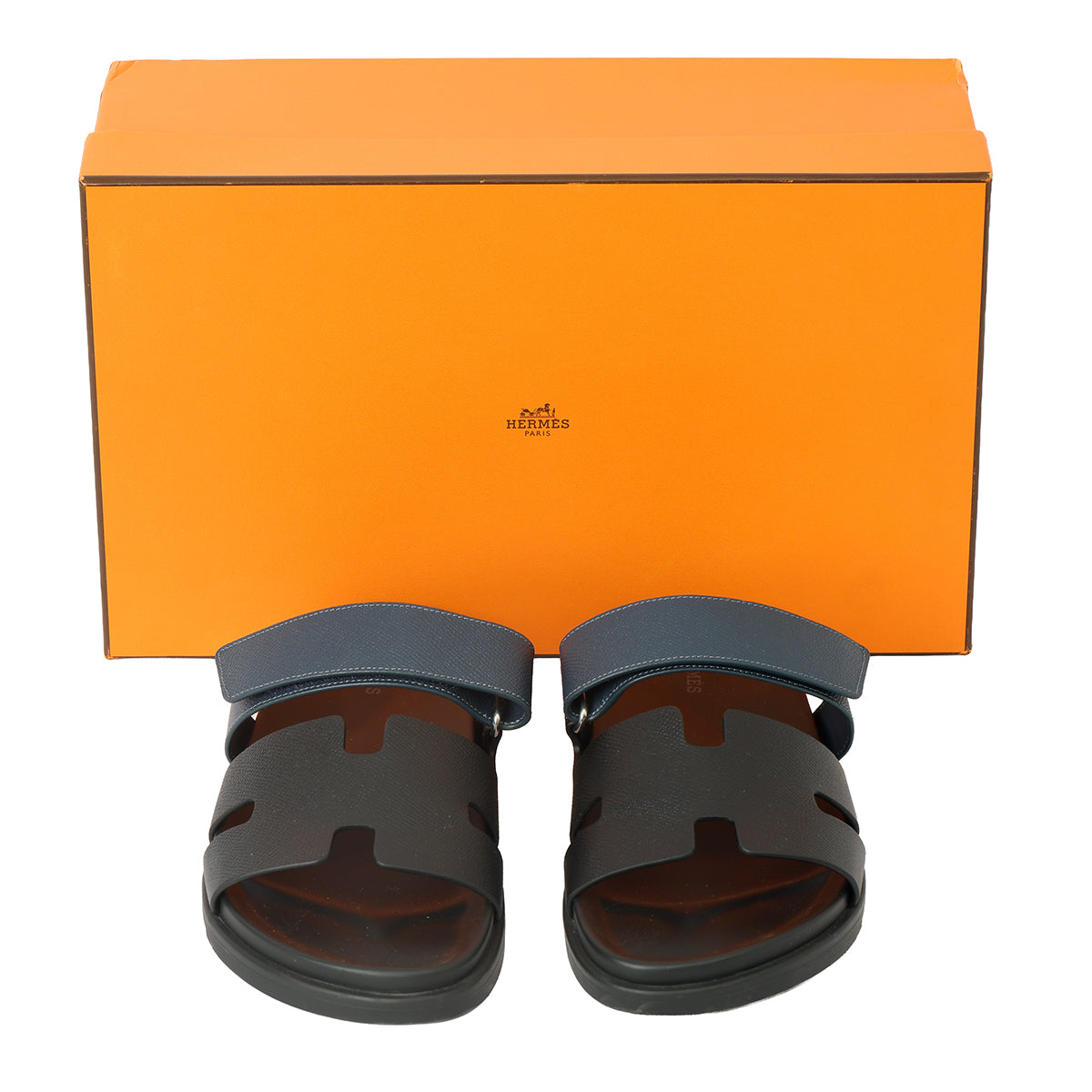 Epsom Men Chypre Sandal Black Bleu Celeste EU 41 | US 8 | UK 7.4