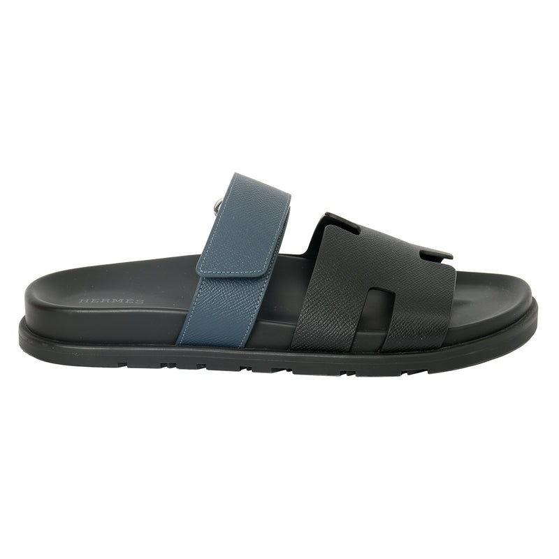Pre-loved Hermes Epsom Men Chypre Sandal Black