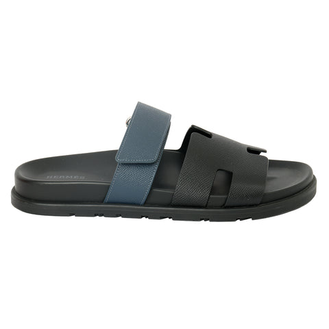 Epsom Men Chypre Sandal Black Bleu Celeste EU 41 | US 8 | UK 7.4